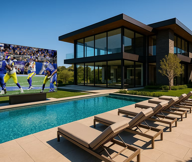 LED Screen Solutions 9 Luxurious Hillside Retreat 1